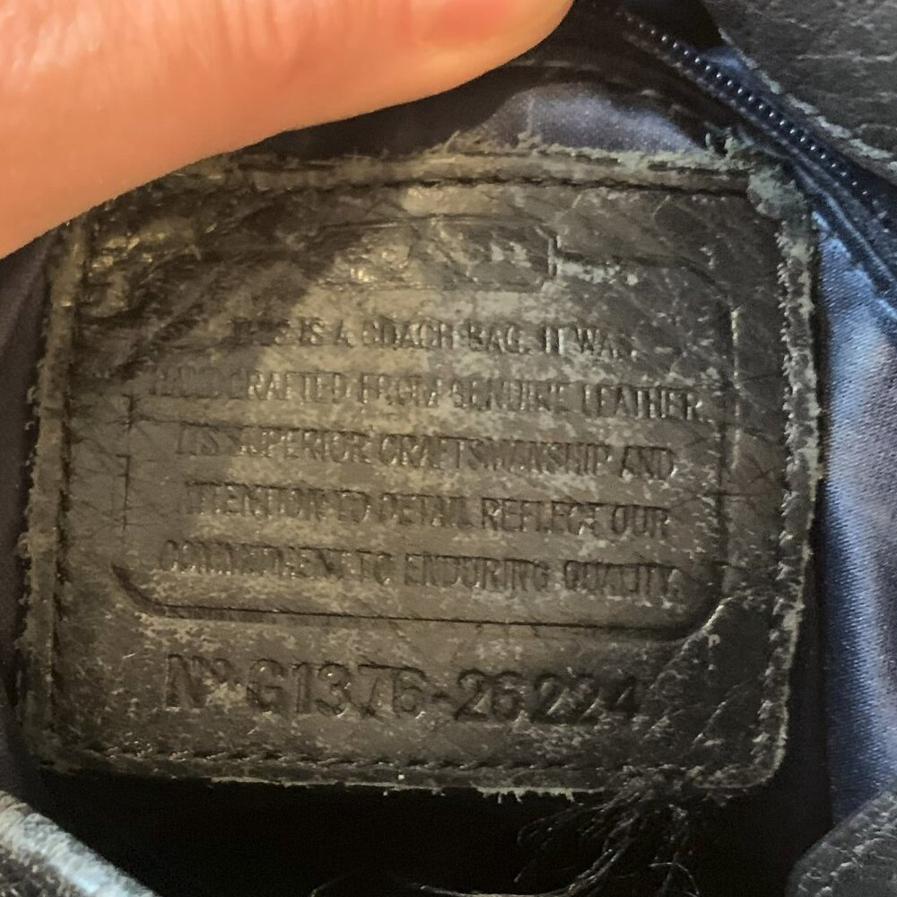 Black Coach Purse - Picture 6 of 8